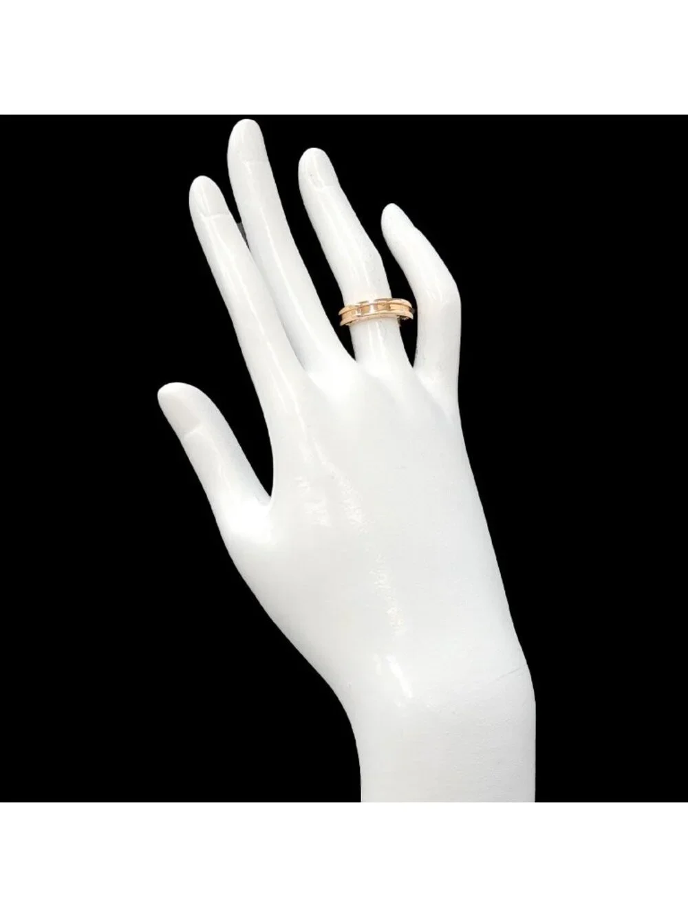 Bvlgari Band 48 Ring 18K Pink Gold